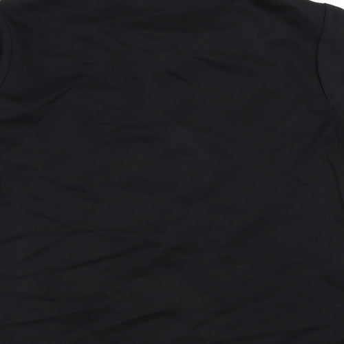 Florence Roby Mens Black    Button-Up Size L