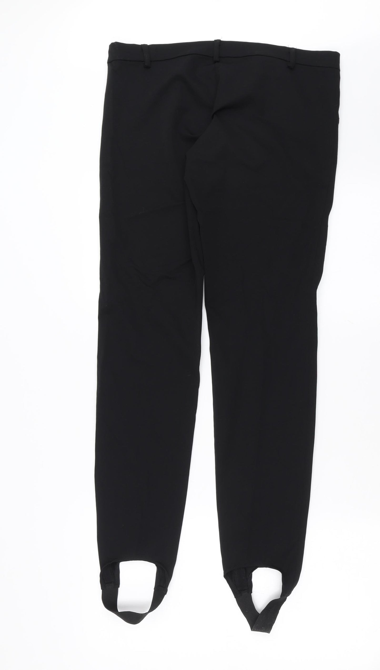 PINKO Womens Black   Trousers  Size 14 L32 in - Stirrup