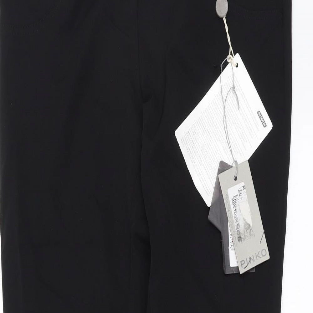 PINKO Womens Black   Trousers  Size 14 L32 in - Stirrup