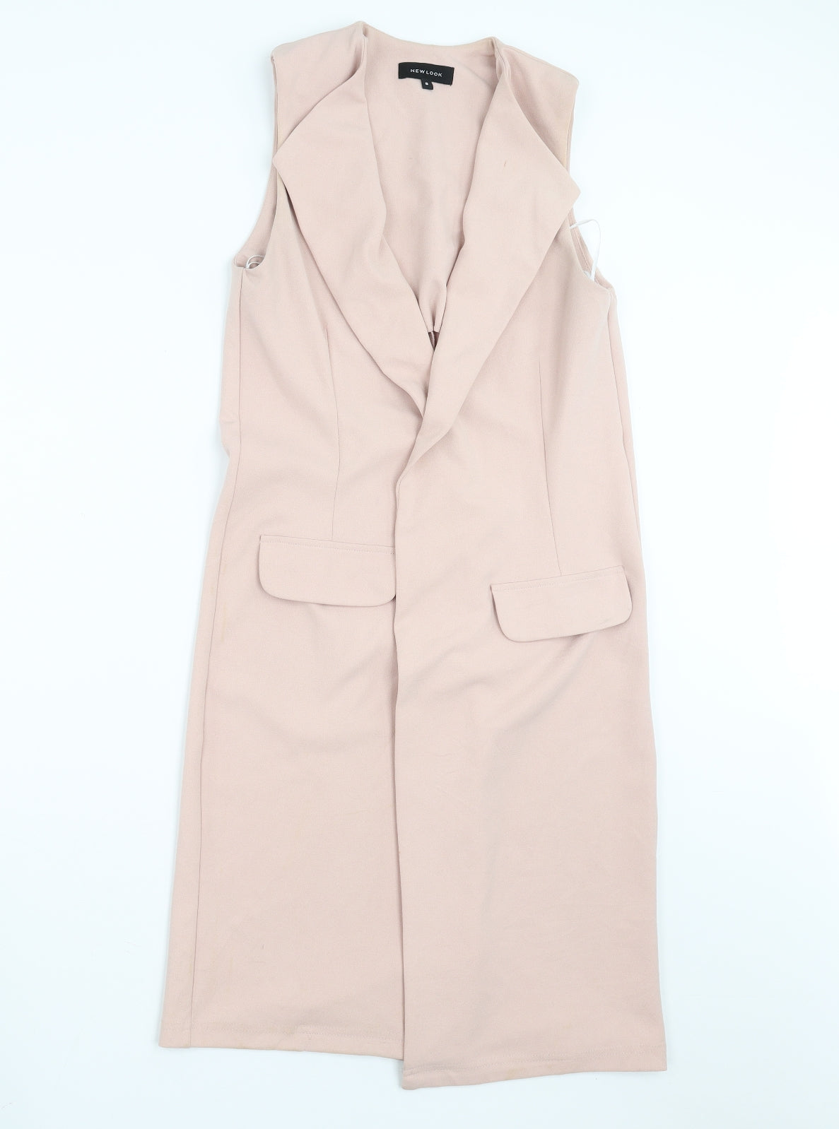 New Look Womens Pink   Gilet Jacket Size 6