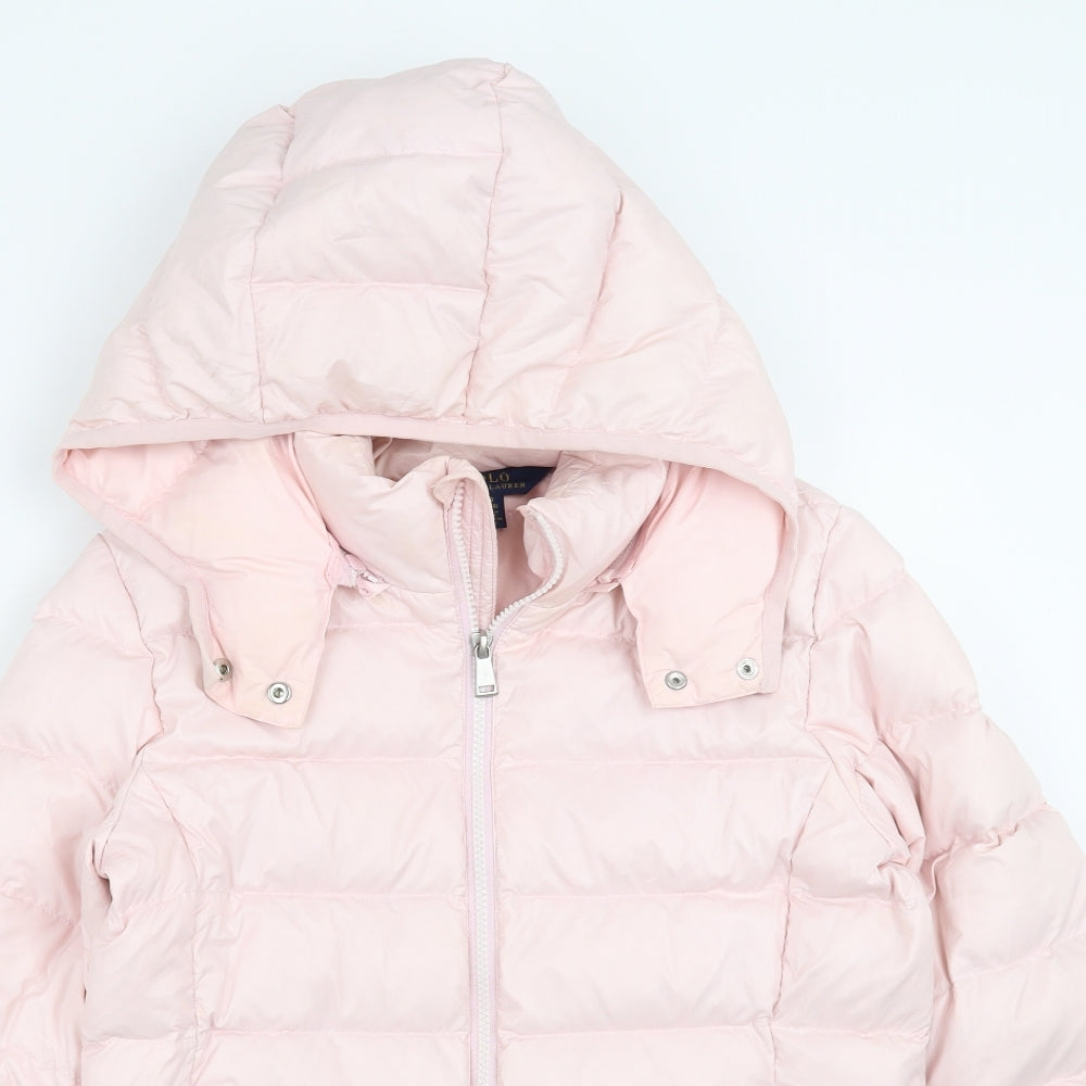 Ralph Lauren  Girls Pink   Puffer Jacket Jacket Size 12-13 Years
