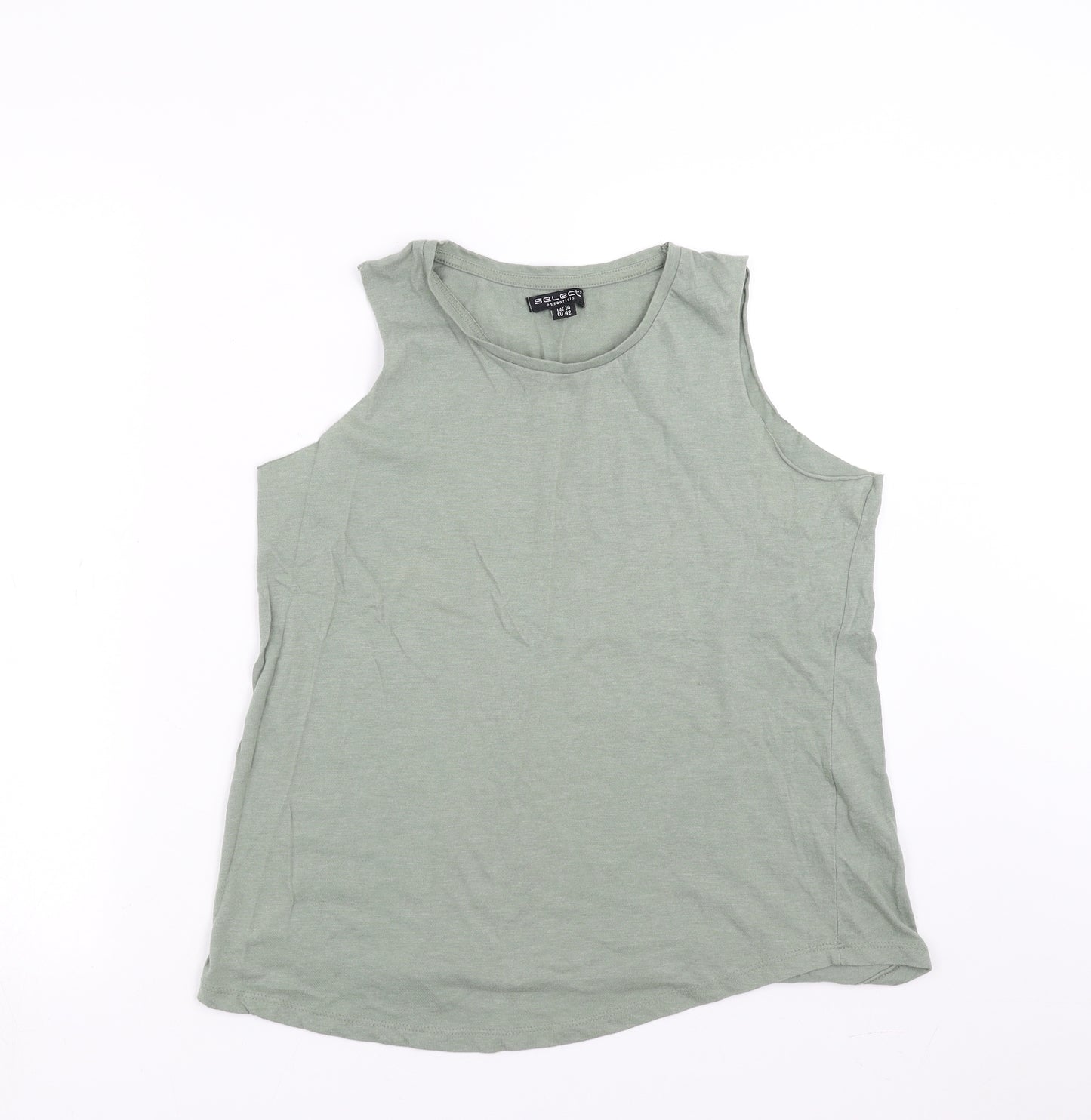 Select Womens Green   Basic Tank Size 14