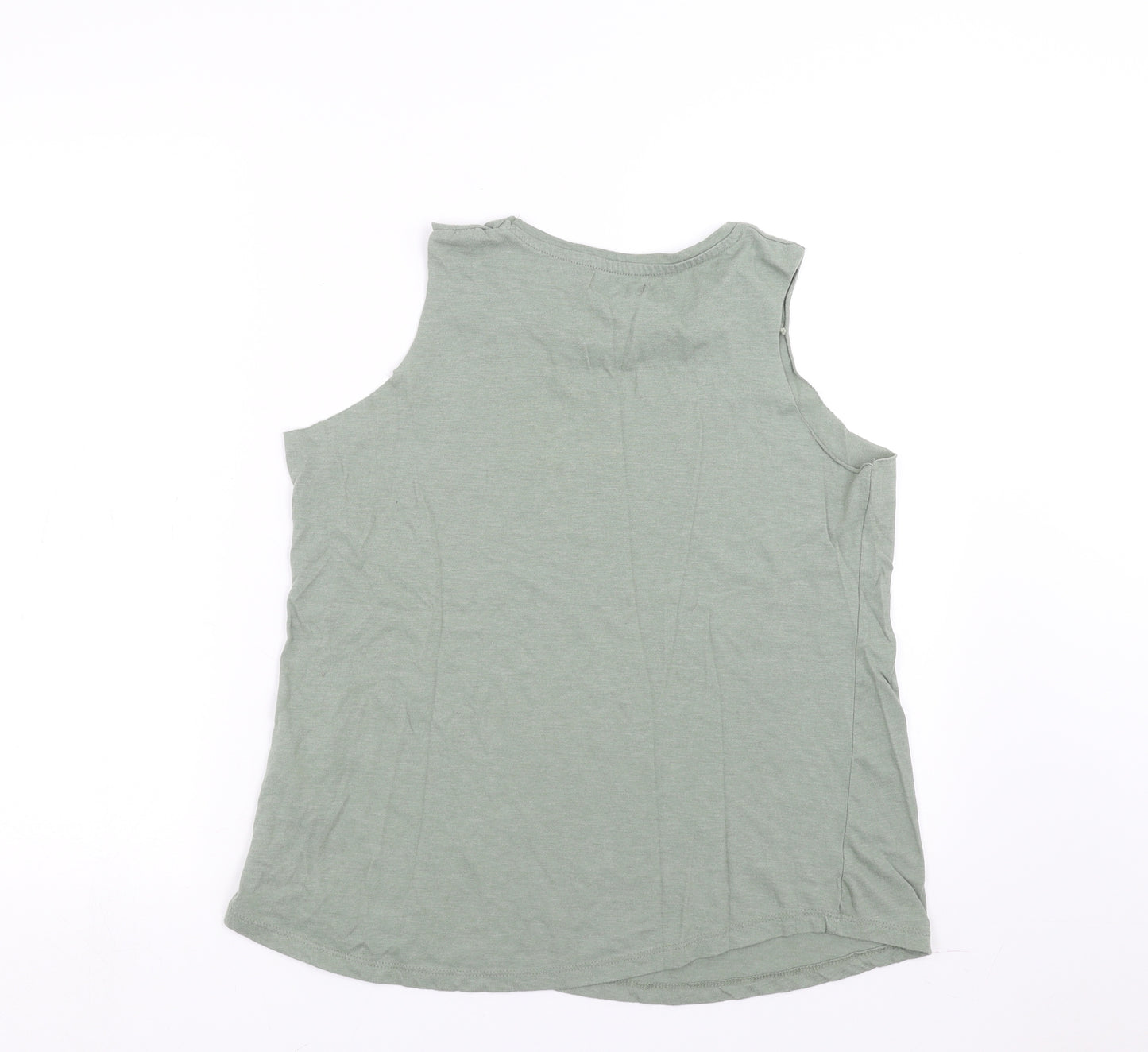 Select Womens Green   Basic Tank Size 14