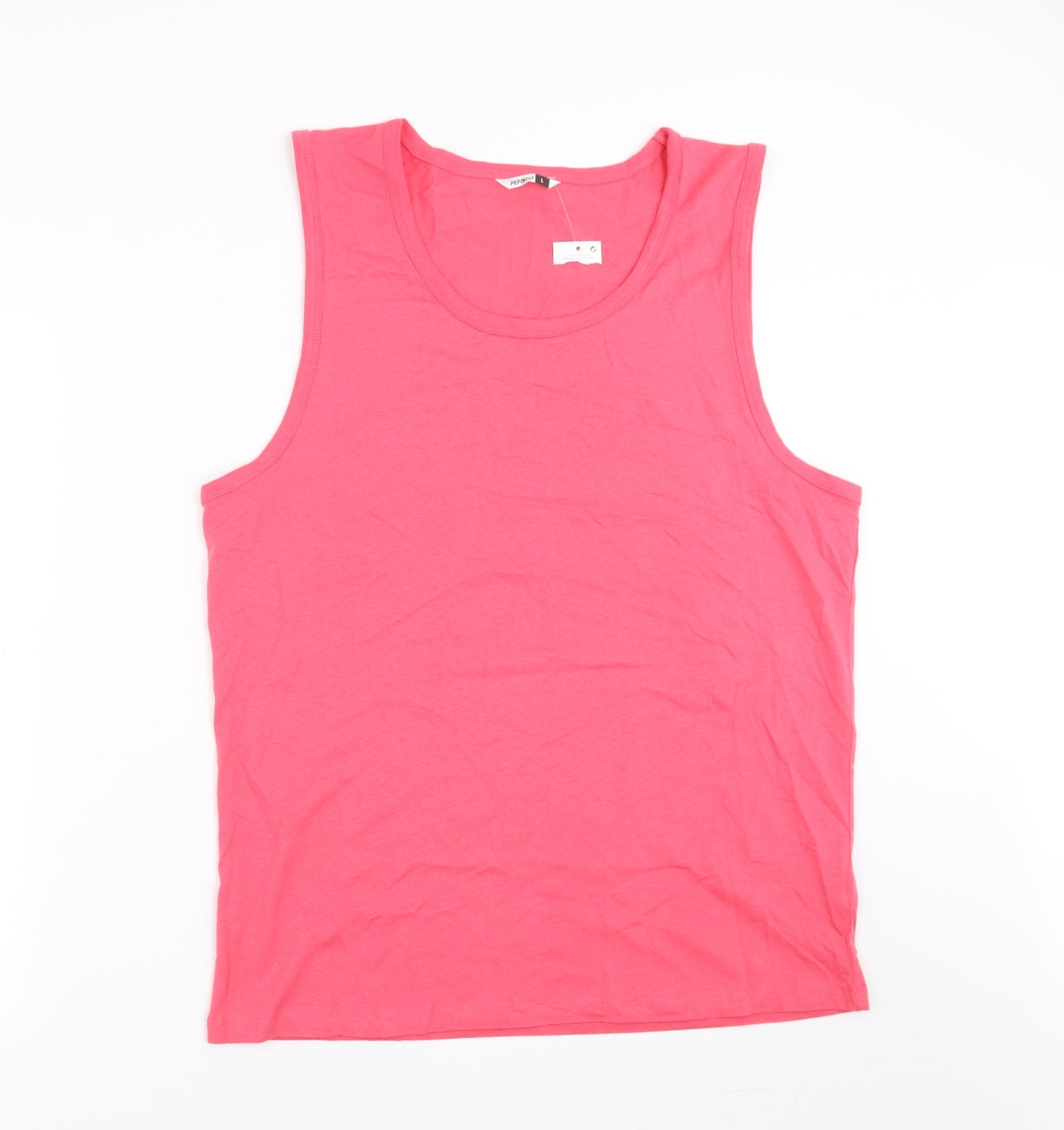 PEP&CO Mens Pink    T-Shirt Size L