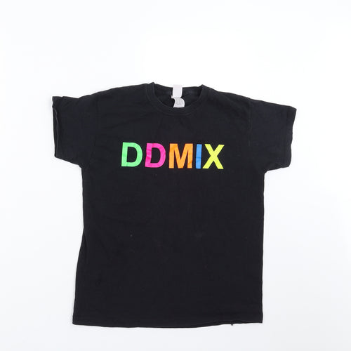 Fruit of the Loom Boys Black   Basic T-Shirt Size 9-10 Years  - ddmix