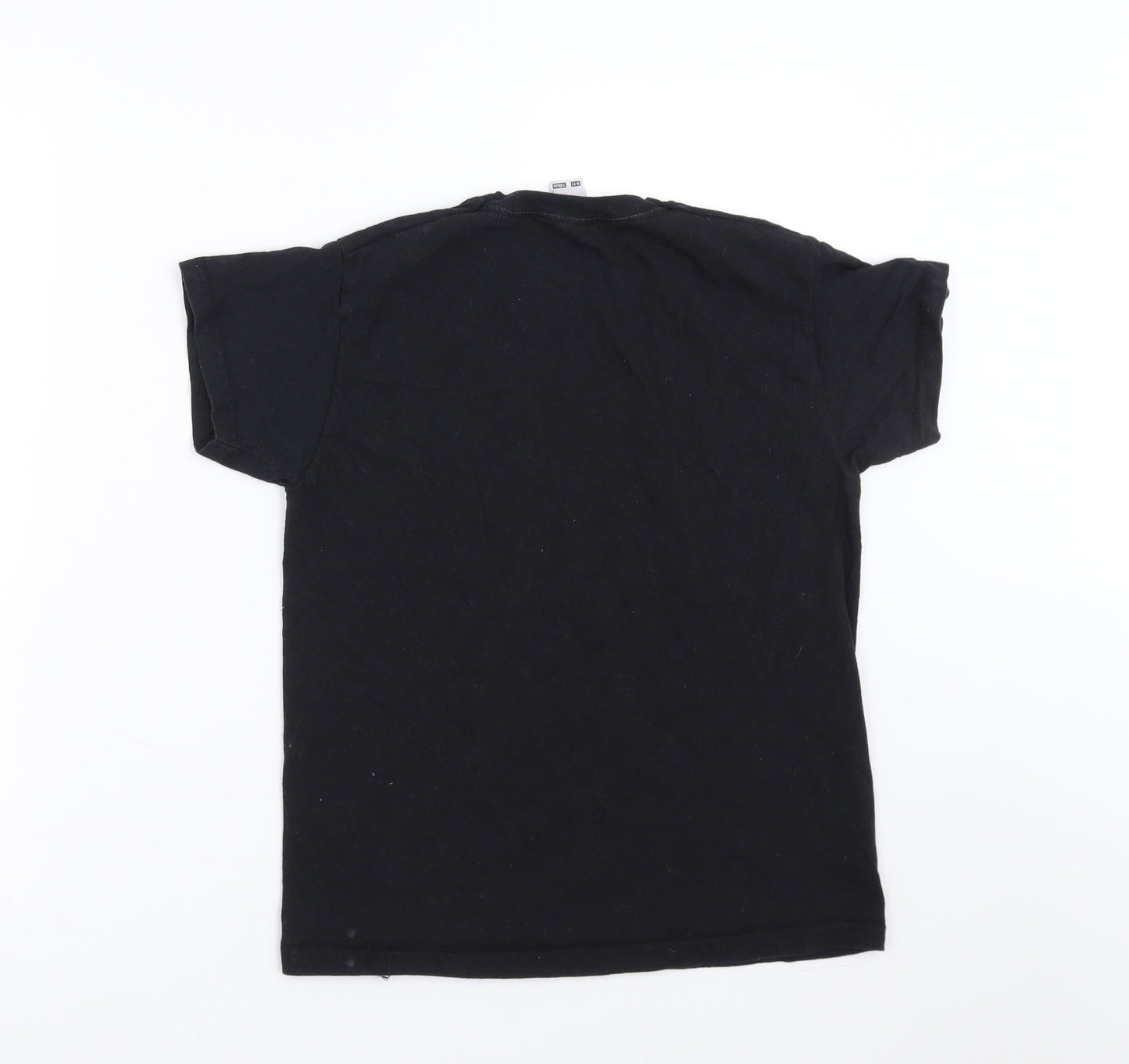 Fruit of the Loom Boys Black   Basic T-Shirt Size 9-10 Years  - ddmix