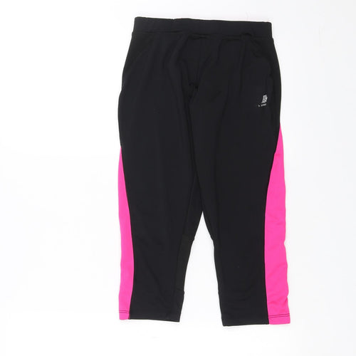 Karrimor Womens Black   Cropped Leggings Size 10 L18 in - running