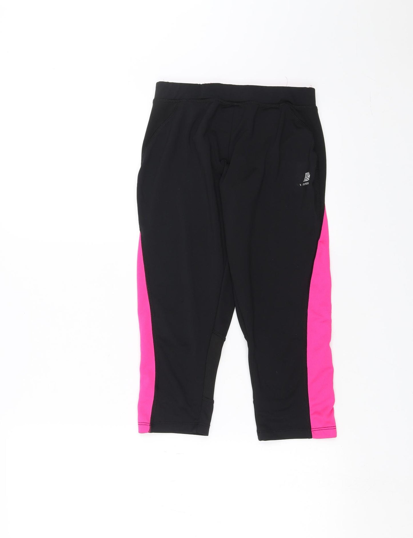 Karrimor Womens Black   Cropped Leggings Size 10 L18 in - running