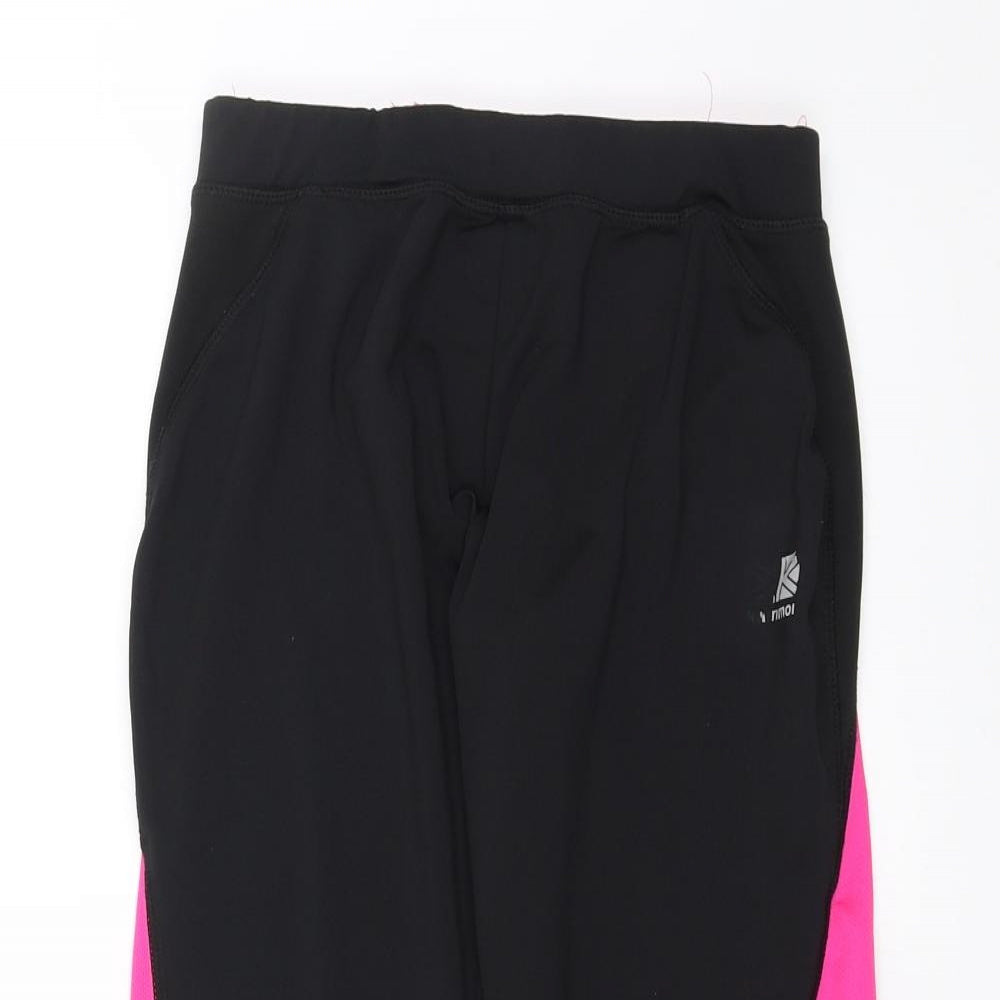 Karrimor Womens Black   Cropped Leggings Size 10 L18 in - running