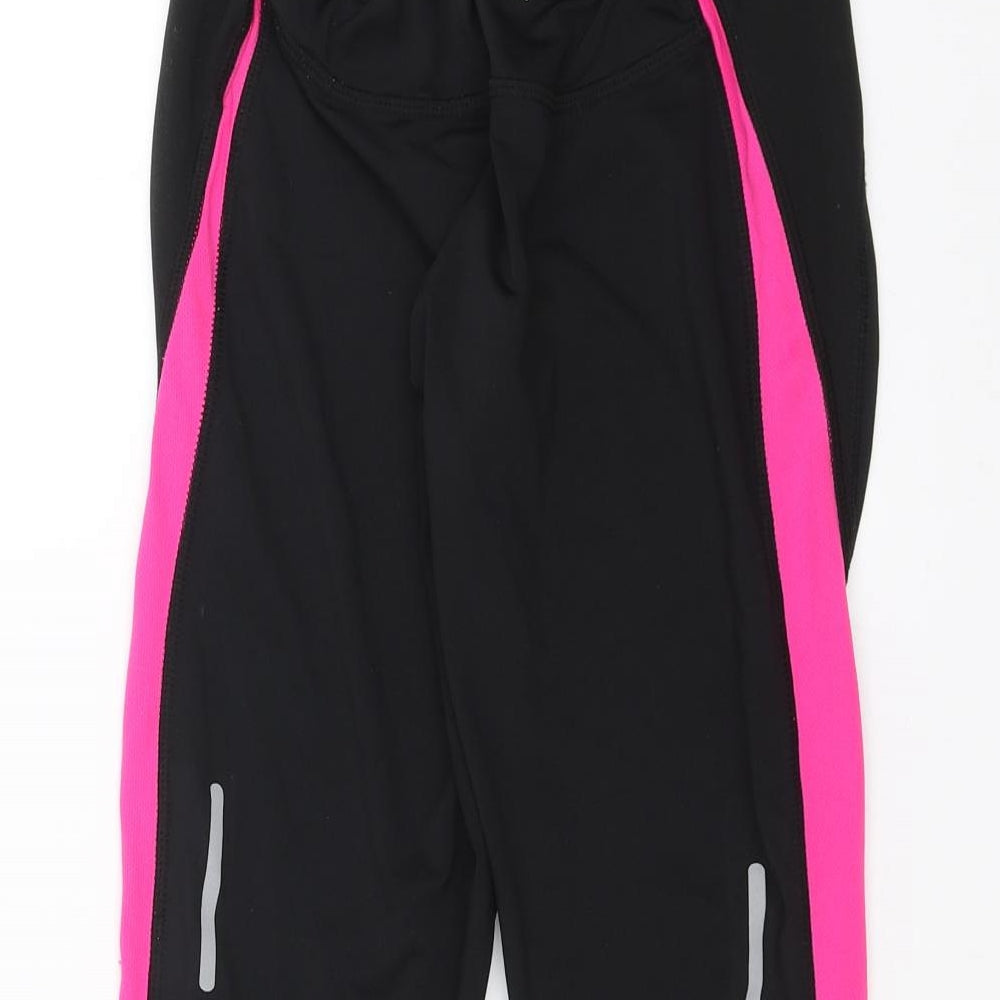 Karrimor Womens Black   Cropped Leggings Size 10 L18 in - running