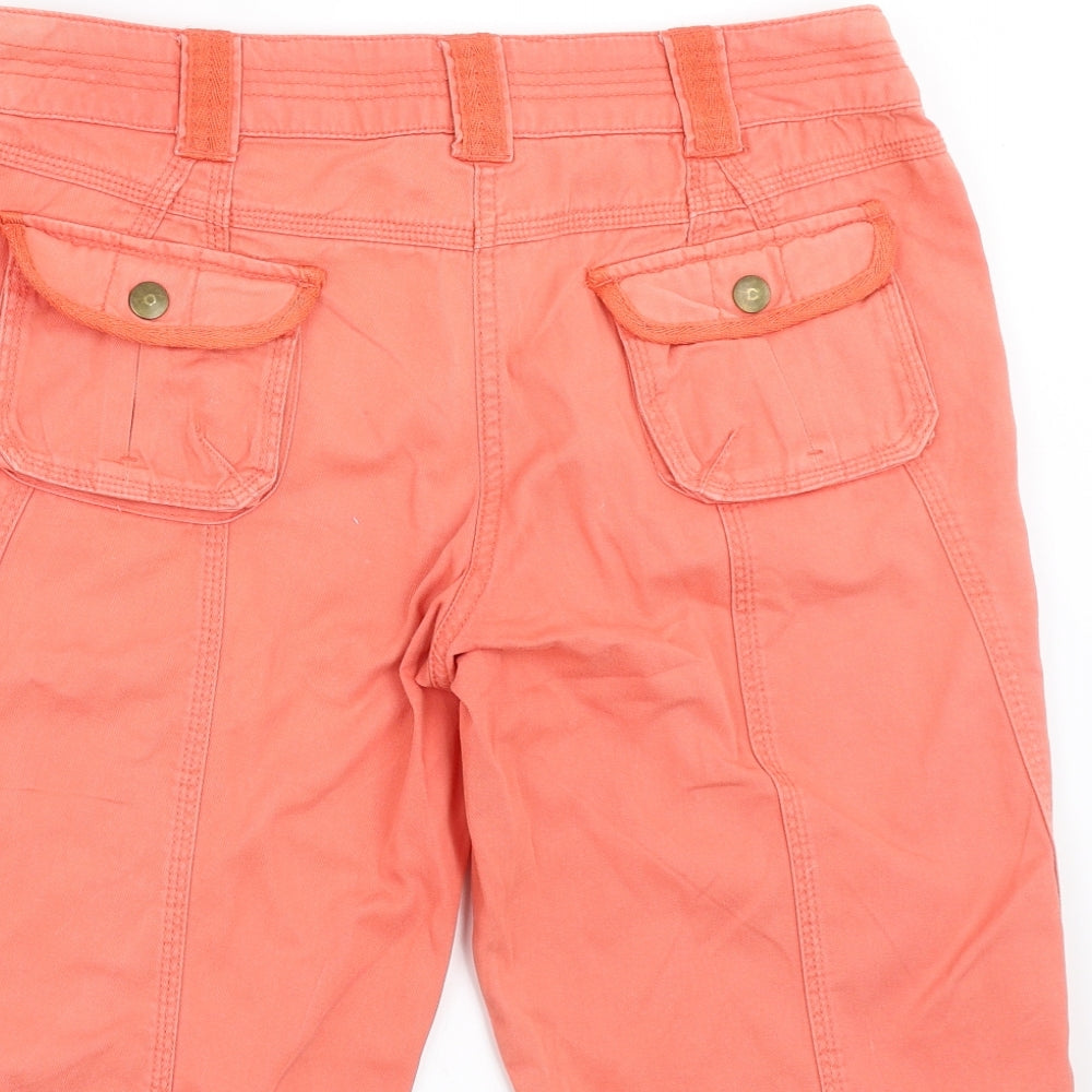 Papaya Womens Orange   Bermuda Shorts Size 14