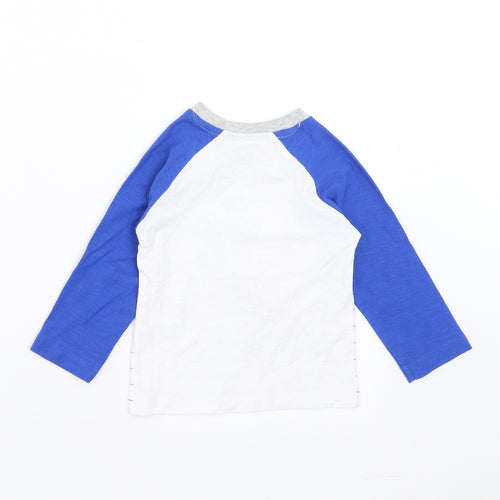 Matalan Baby White Striped  Basic T-Shirt Size 9-12 Months  - got to stay fly