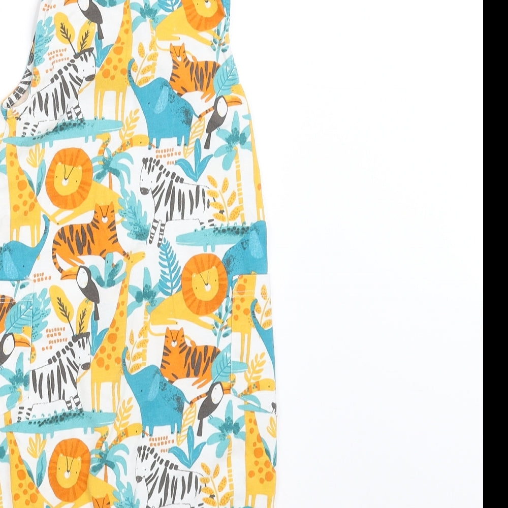 Sainsburys  Baby Multicoloured   Romper One-Piece Size 9-12 Months  - animals