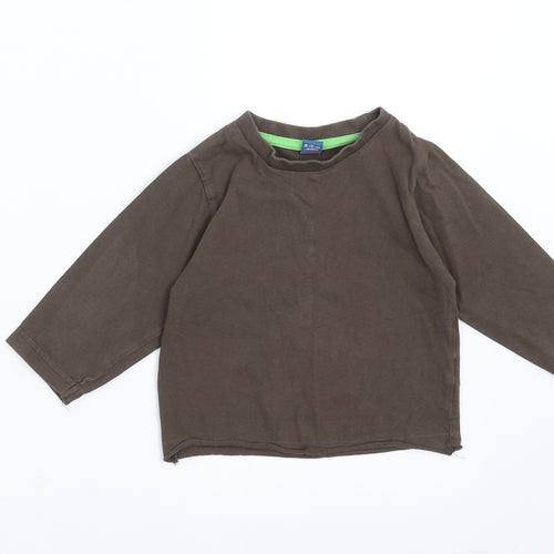 Sainsburys  Boys Brown   Basic T-Shirt Size 9-12 Months