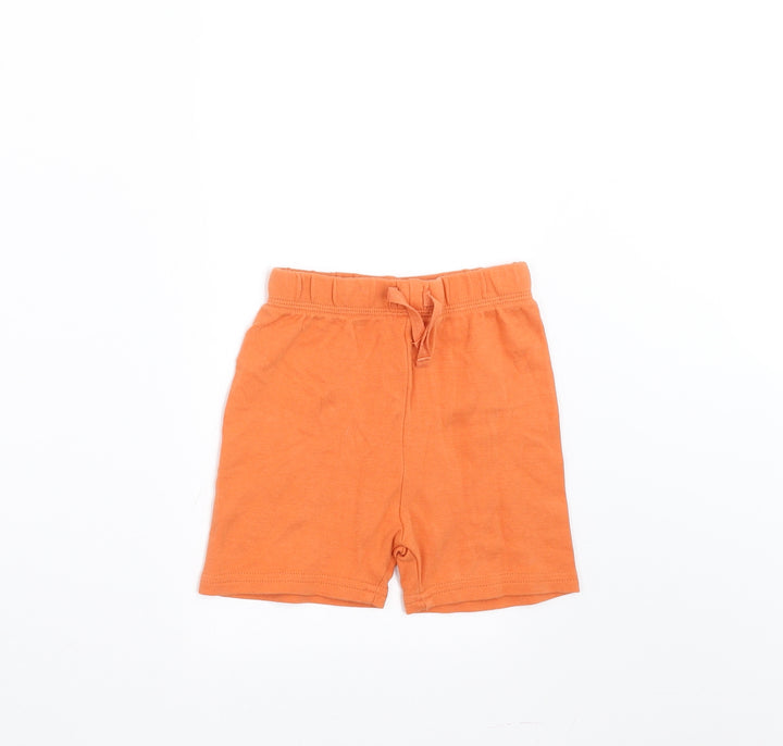 George Baby Orange    Trousers Size 9-12 Months  - shorts