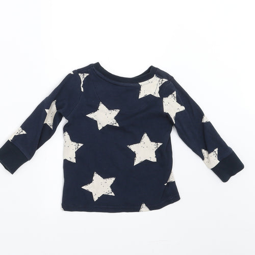 NEXT Baby Blue   Pullover Jumper Size 9-12 Months  - Star pattern