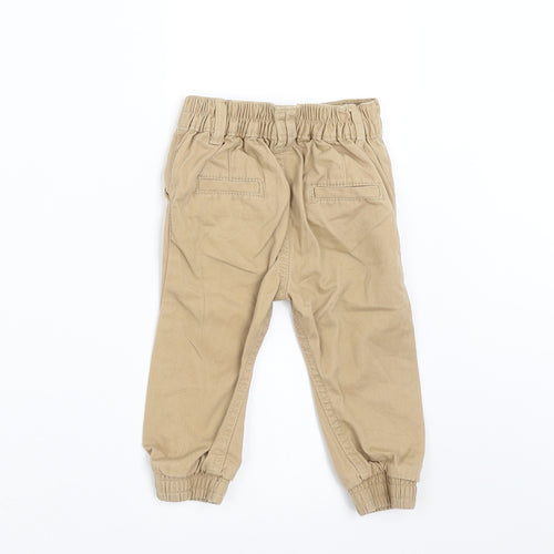 Little Rebel Baby Beige    Trousers Size 9-12 Months