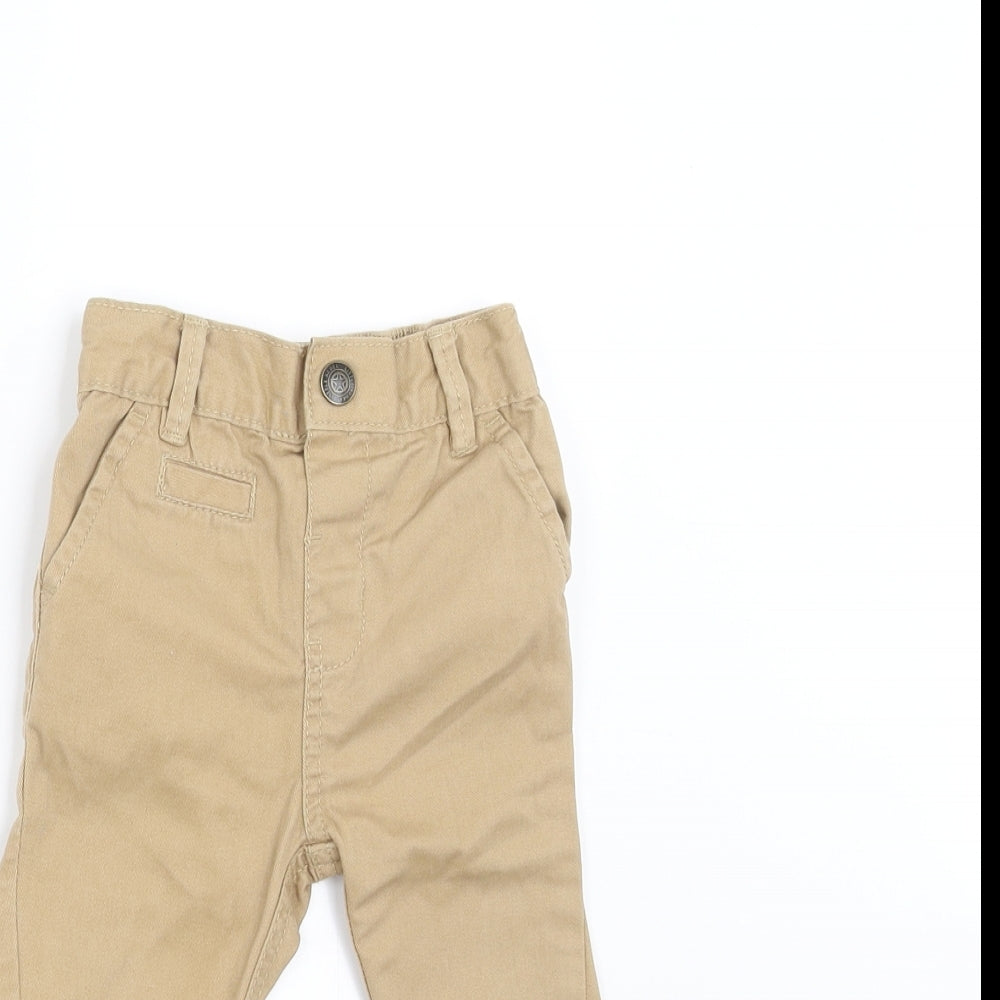 Little Rebel Baby Beige    Trousers Size 9-12 Months