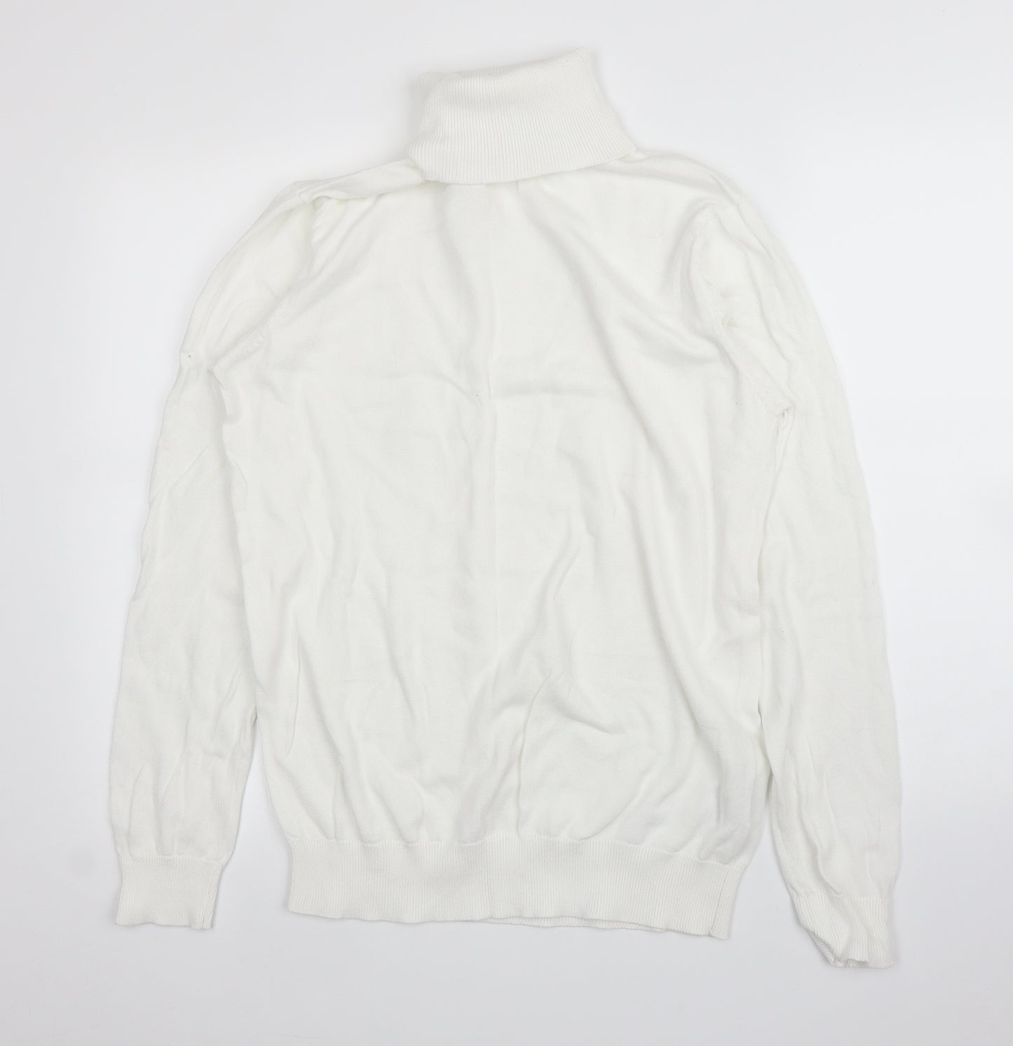 Brave Soul Mens White   Pullover Jumper Size L