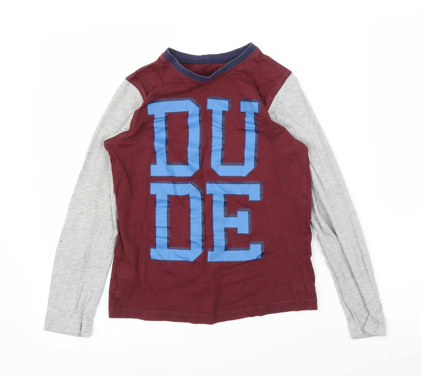 George Boys Purple Striped   Pyjama Set Size 10 Years