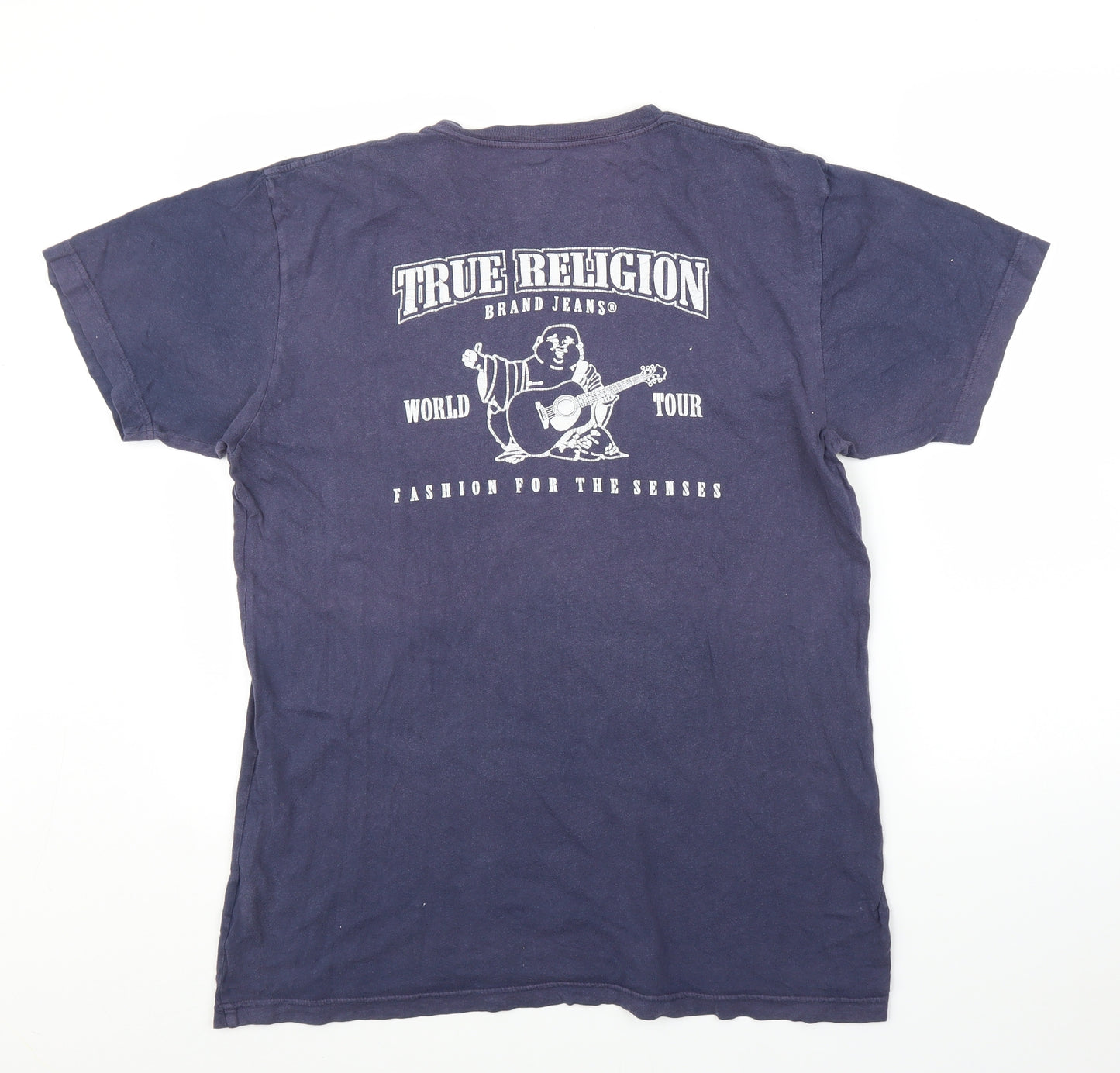 True Religion Mens Blue    T-Shirt Size L