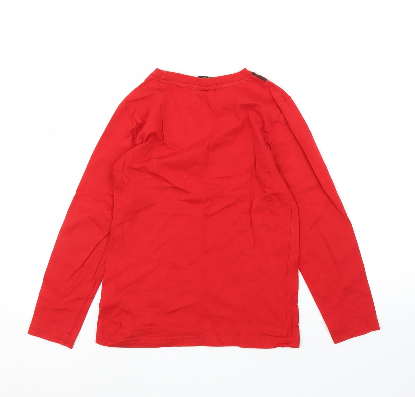 Primark Boys Red   Basic T-Shirt Size 8-9 Years  - Jurassic Park