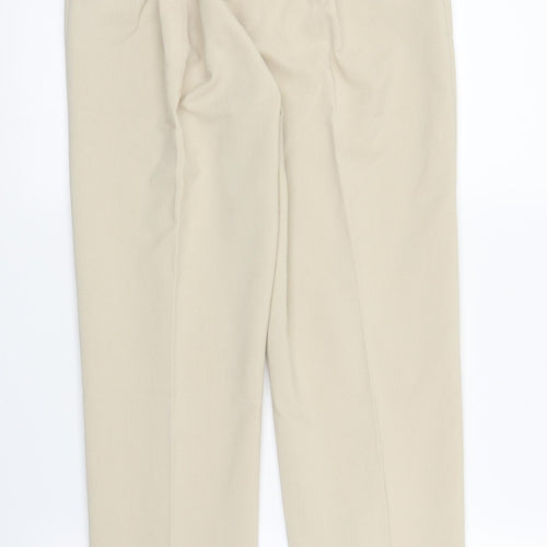 Preworn Womens Beige   Capri Trousers Size 12 L24 in