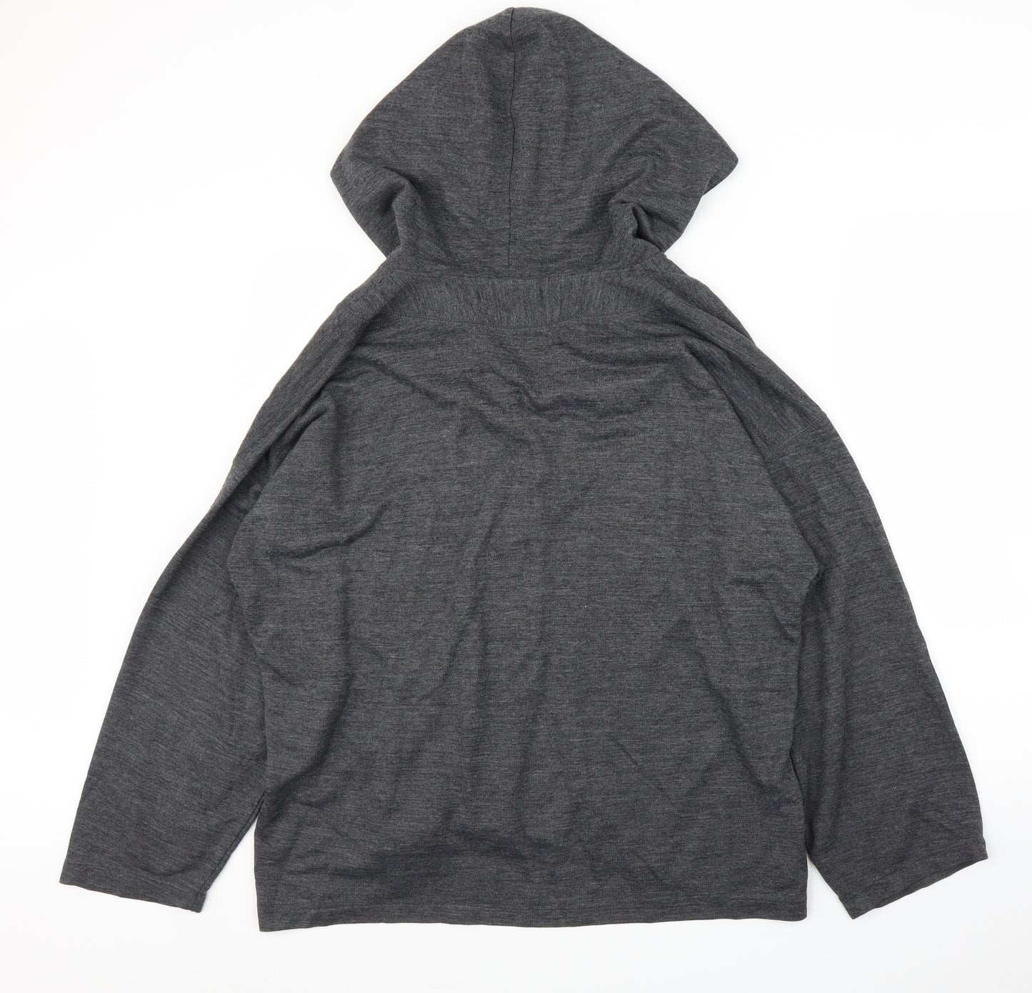 Rouge Mens Grey   Cardigan Hoodie Size L