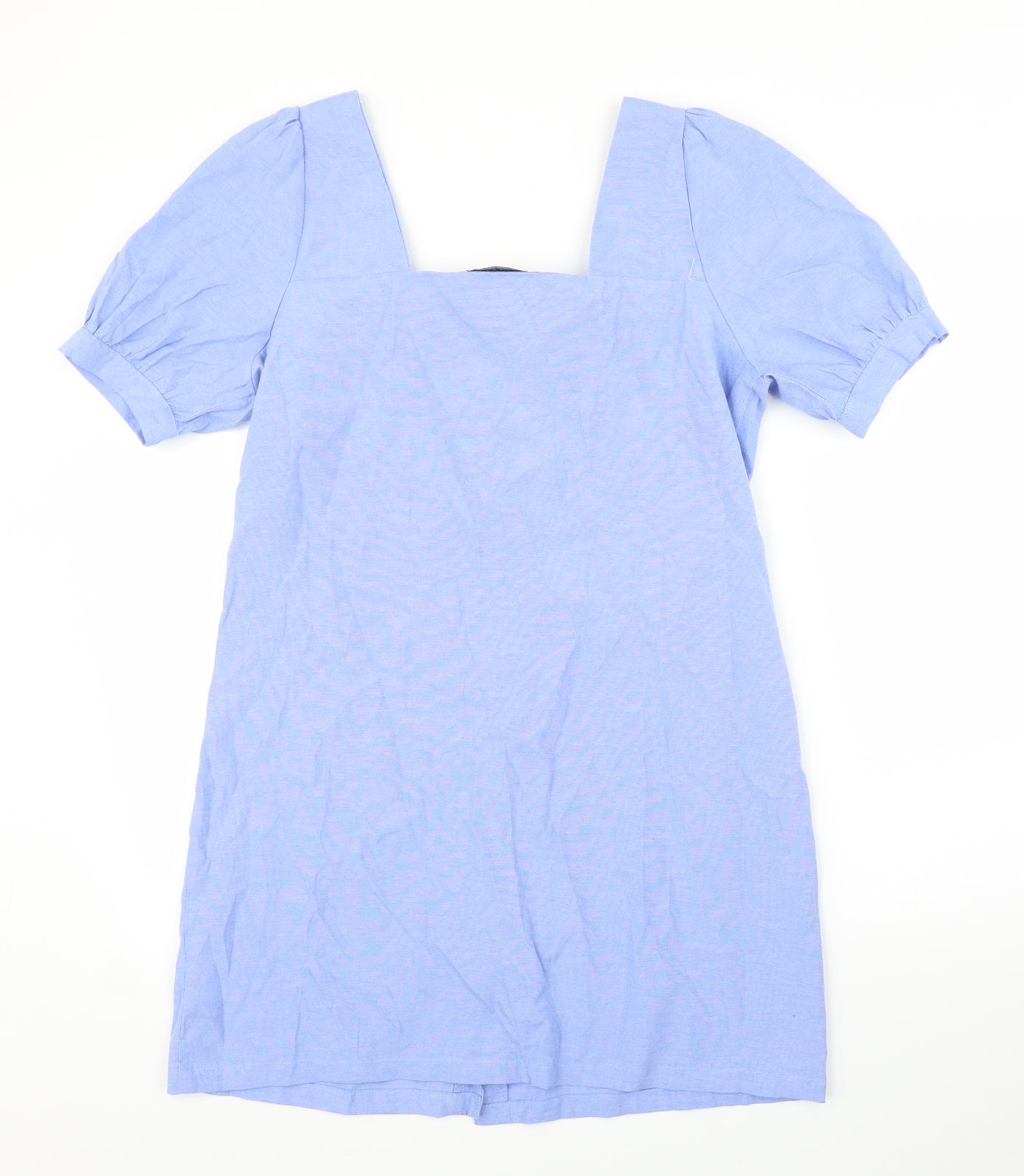 Boohoo Womens Blue   Shirt Dress  Size 14
