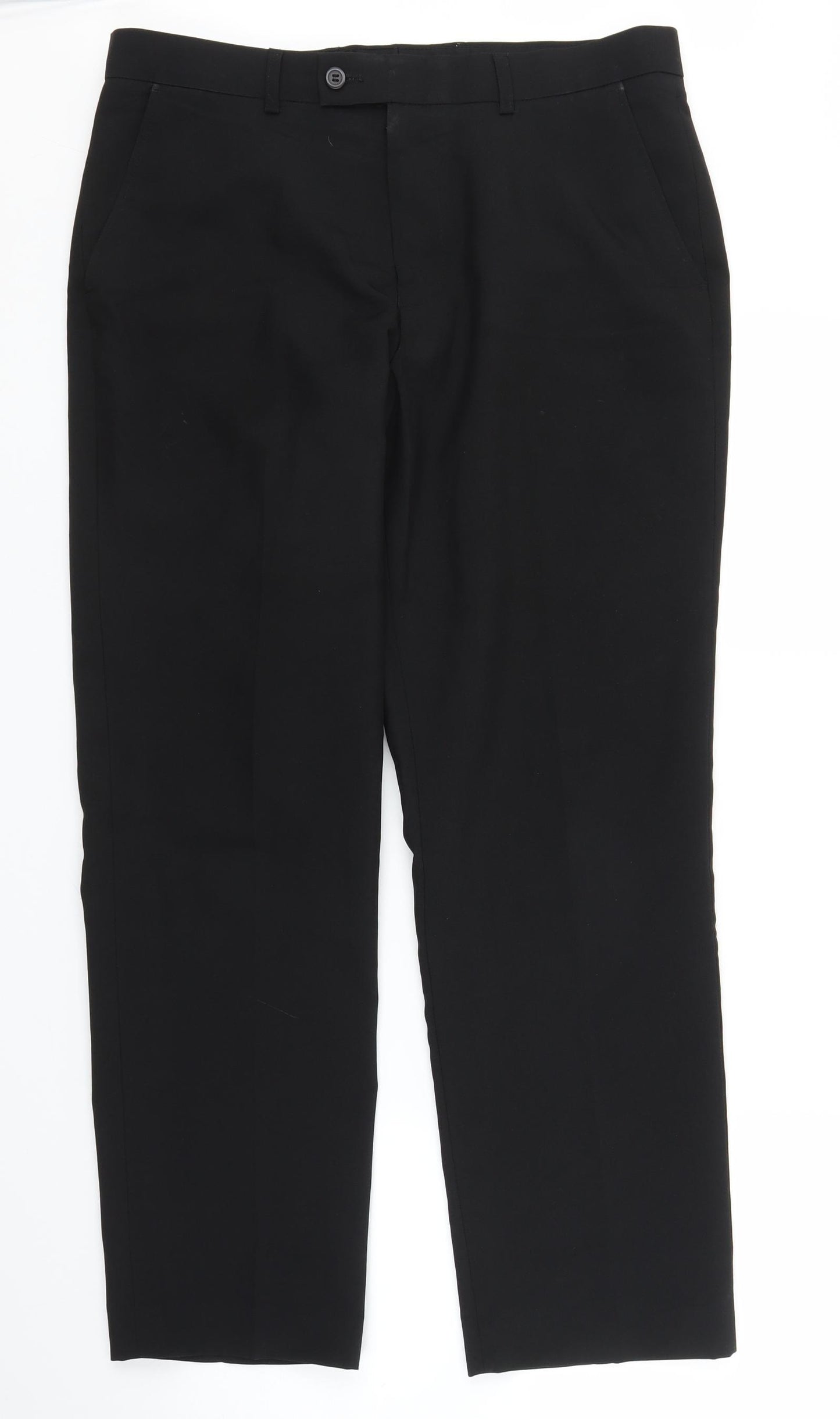 Matalan Mens Black   Trousers  Size 32 in L29 in