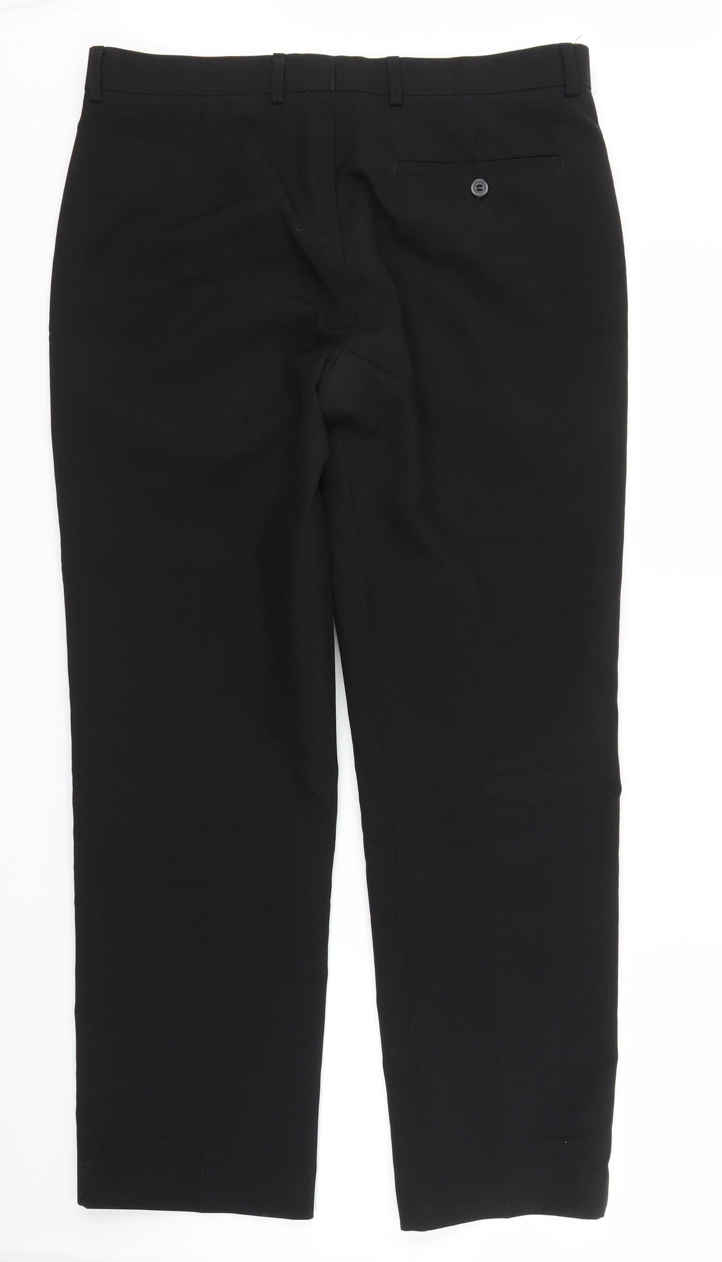 Matalan Mens Black   Trousers  Size 32 in L29 in