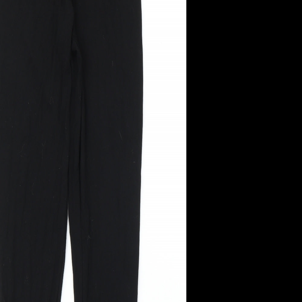 Missguided Womens Black   Capri Leggings Size 8 L30 in