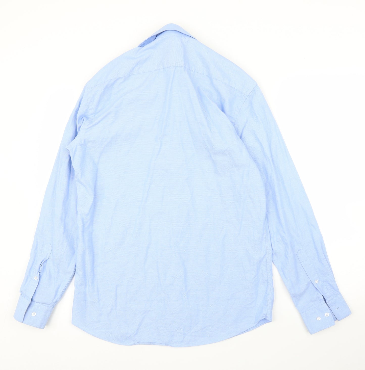 Taylor & Wright Mens Blue    Button-Up Size 15