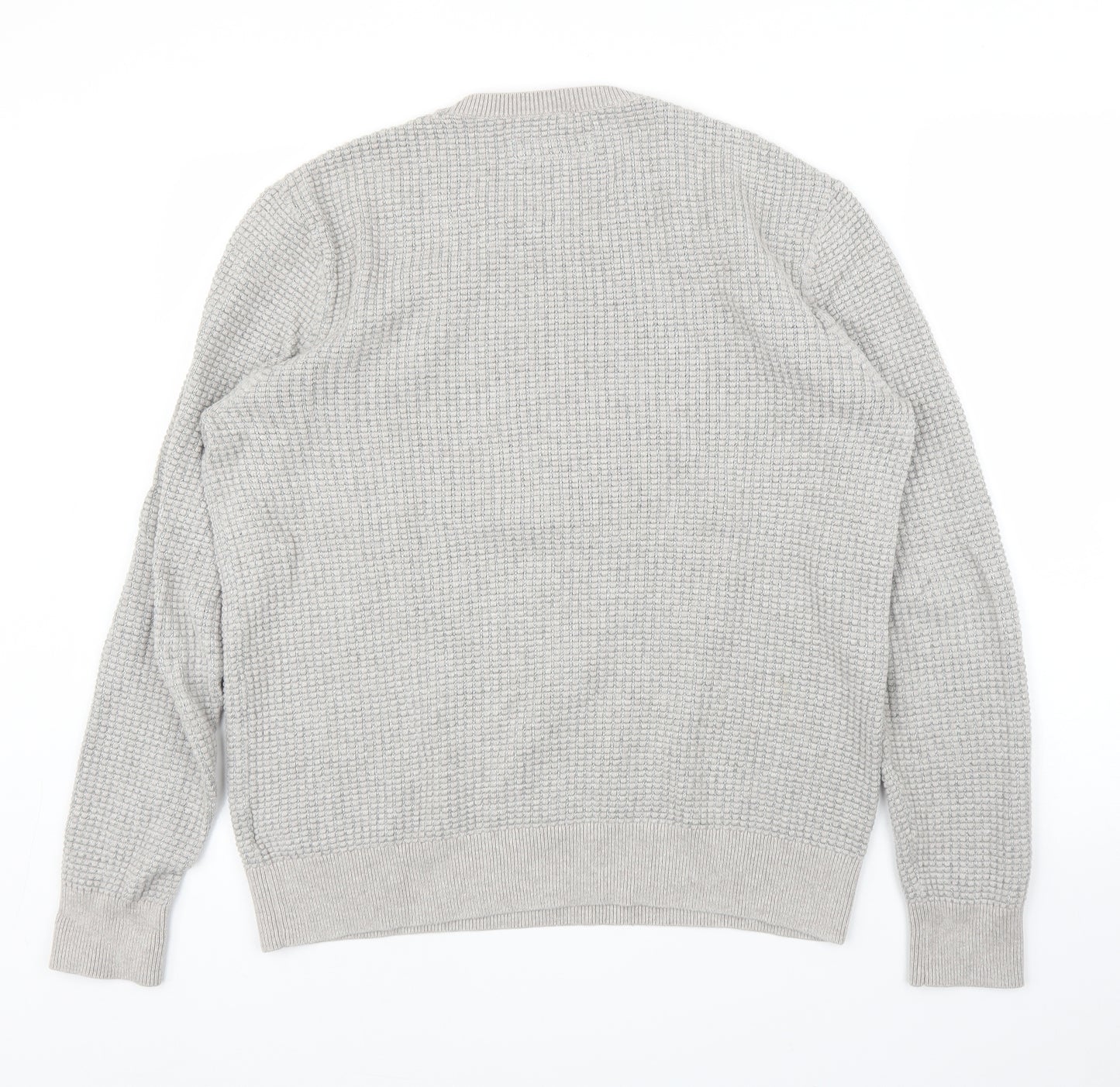 All Saints Mens Grey   Pullover Jumper Size M