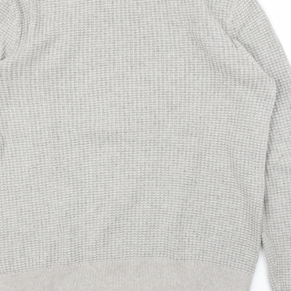 All Saints Mens Grey   Pullover Jumper Size M