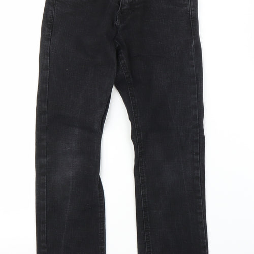 Urban Star Girls Black  Denim Bootcut Jeans Size 7 Years