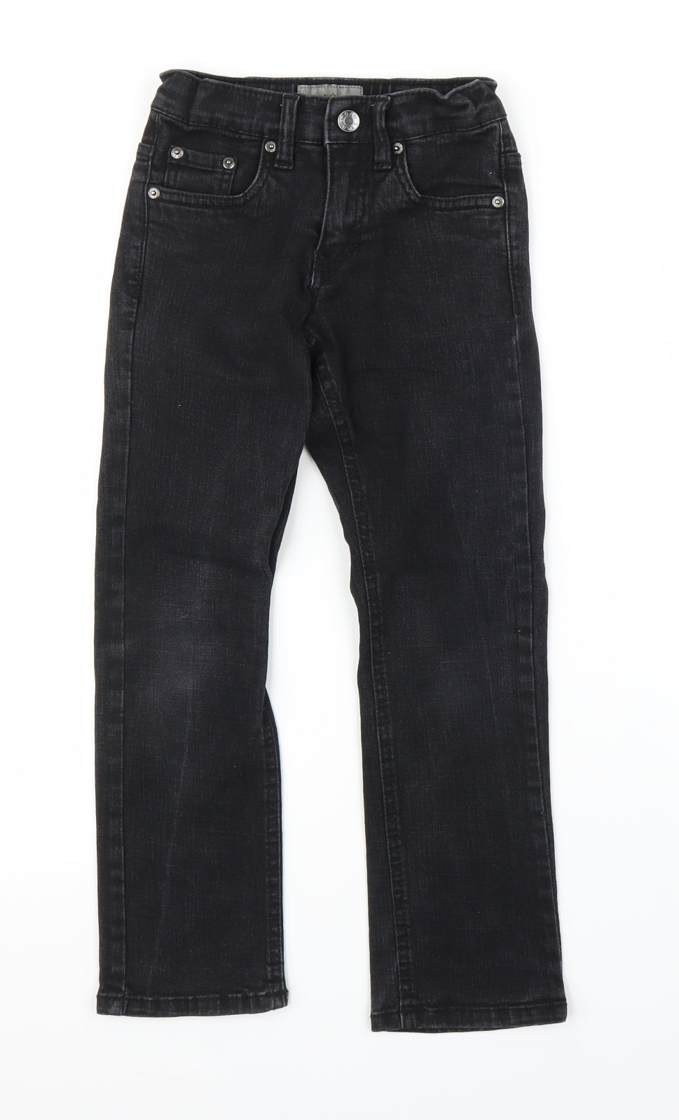 Urban Star Girls Black  Denim Bootcut Jeans Size 7 Years