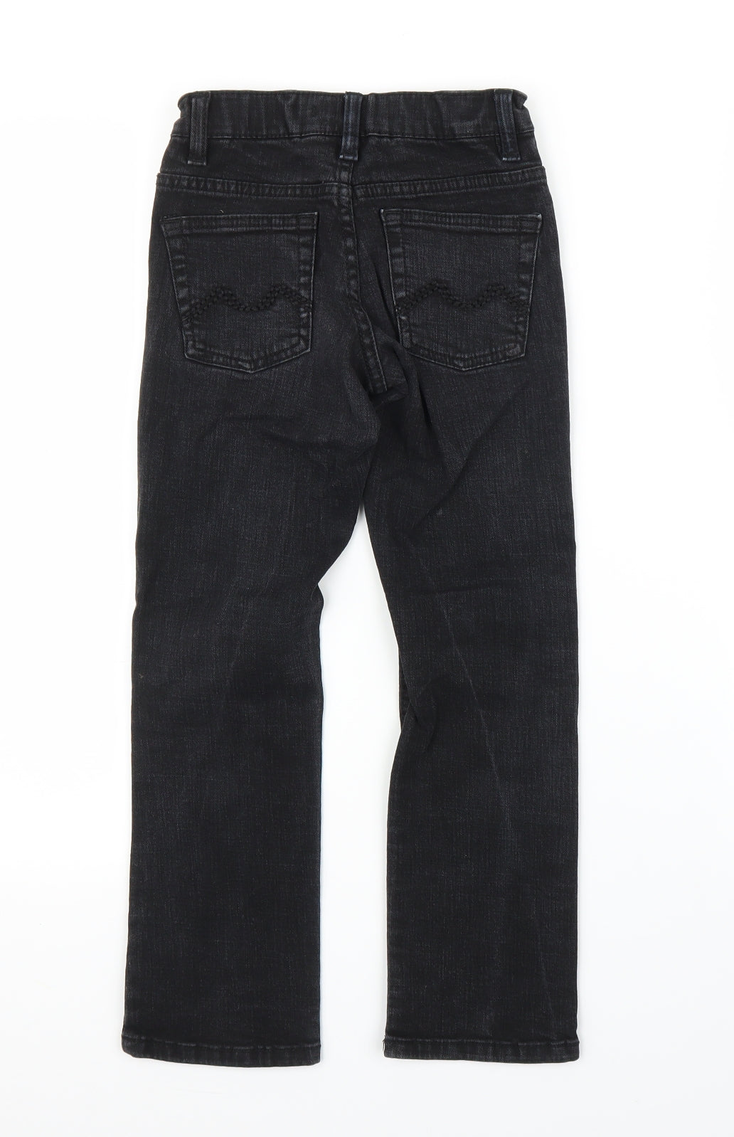 Urban Star Girls Black  Denim Bootcut Jeans Size 7 Years