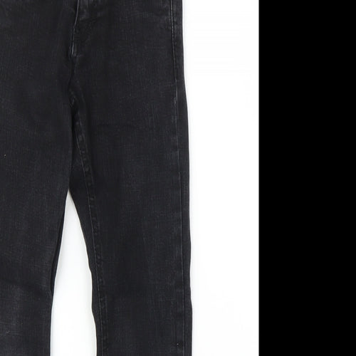 Urban Star Girls Black  Denim Bootcut Jeans Size 7 Years