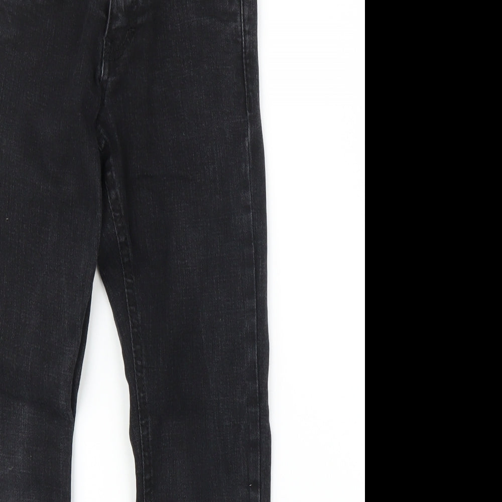 Urban Star Girls Black  Denim Bootcut Jeans Size 7 Years