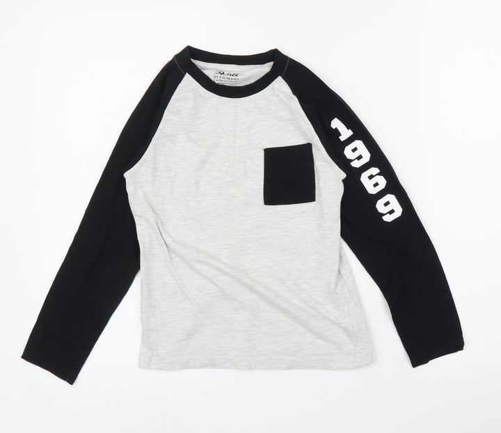 Primark Boys Grey   Basic T-Shirt Size 8 Years