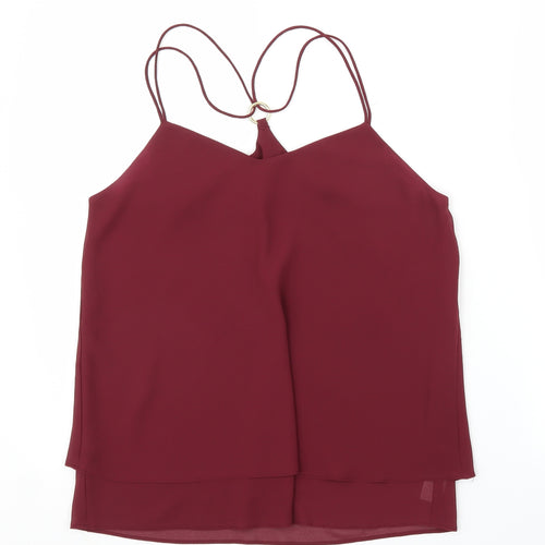 New Look Womens Purple   Basic Blouse Size 10