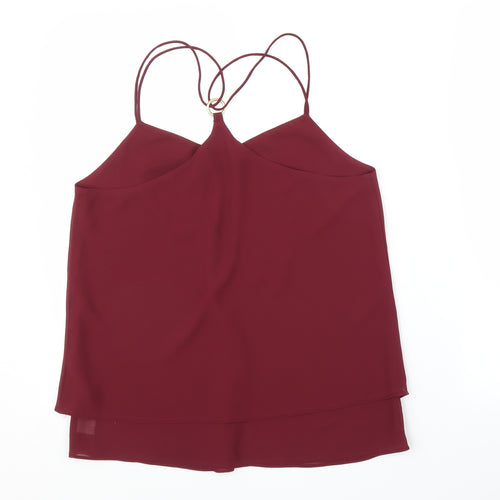 New Look Womens Purple   Basic Blouse Size 10
