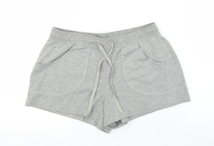 Papaya Womens Grey Cut-Off Shorts Size 8