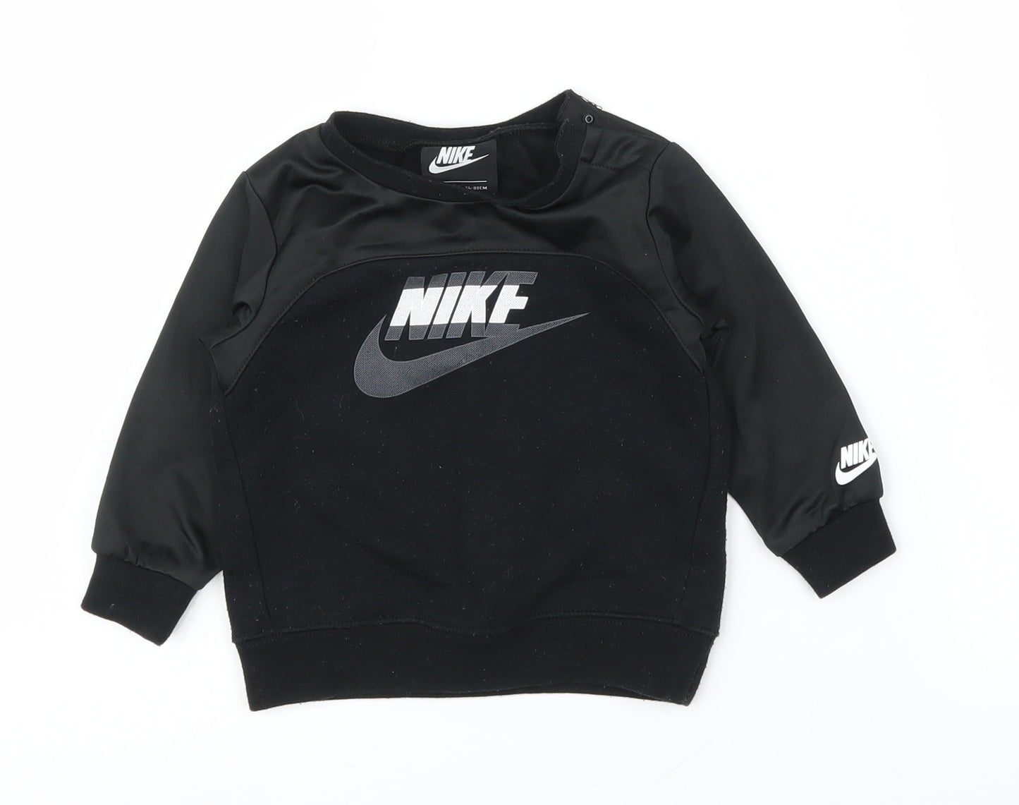Nike Baby Black   Pullover Jumper Size 12-18 Months