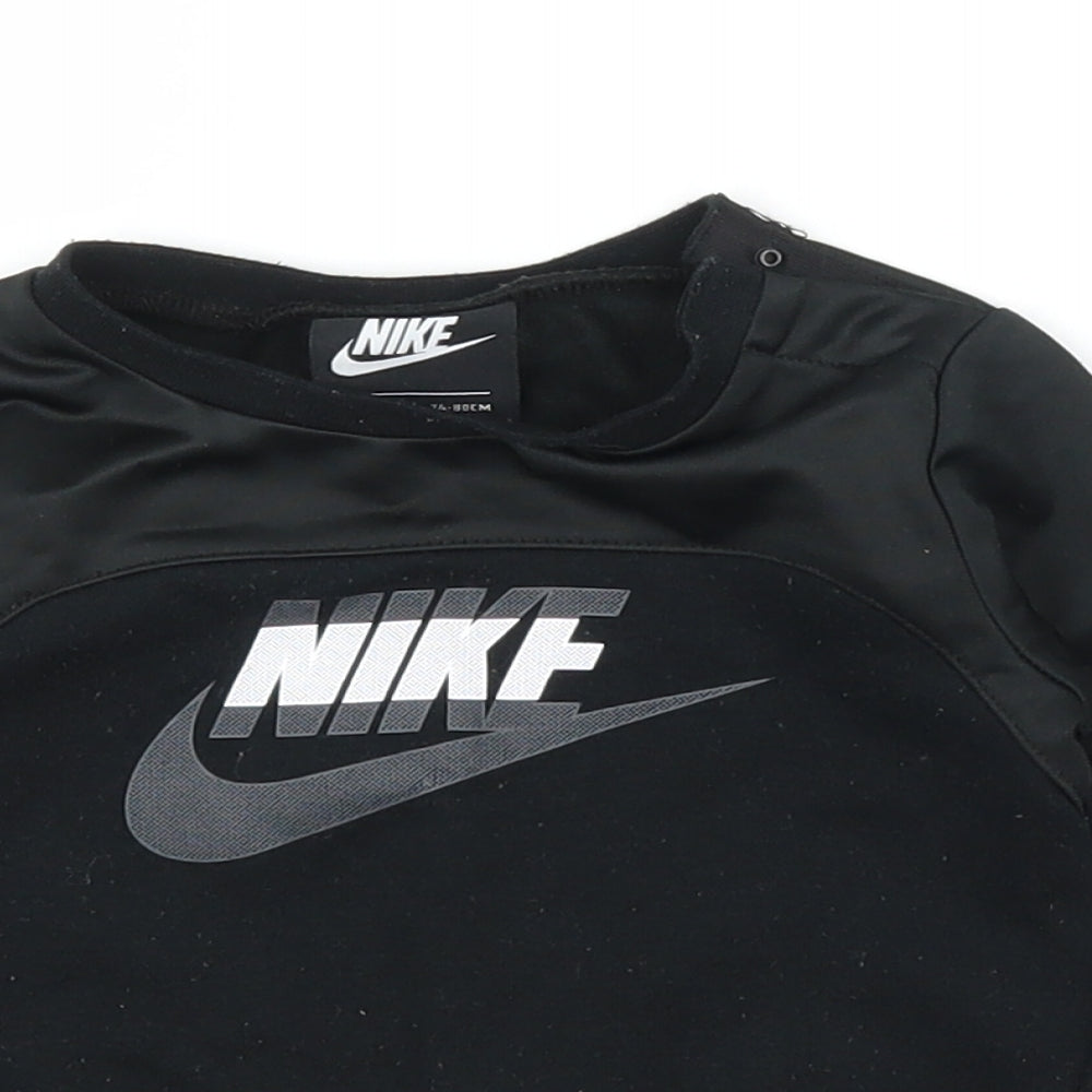 Nike Baby Black   Pullover Jumper Size 12-18 Months