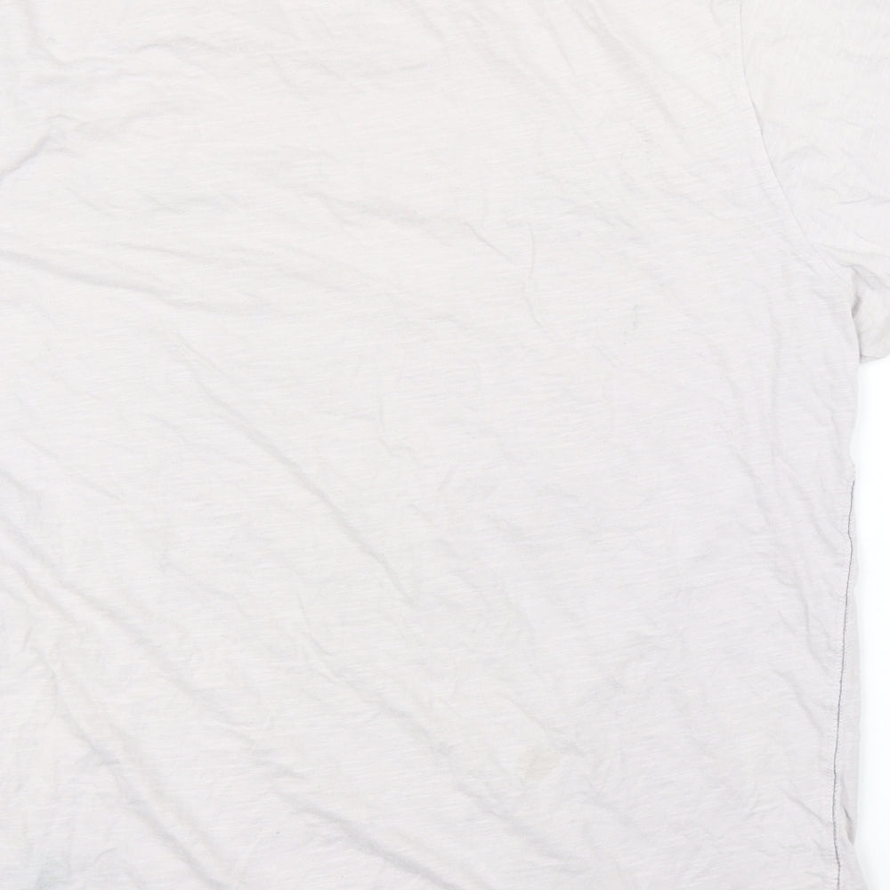 Peacocks Mens Purple    T-Shirt Size L