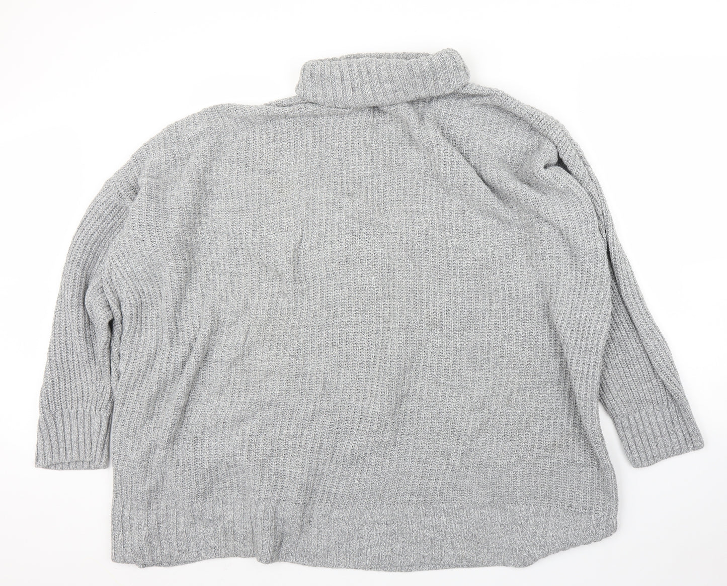 PRETTYLITTLETHING Womens Grey   Pullover Jumper Size L
