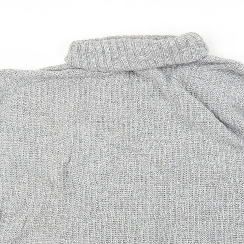 PRETTYLITTLETHING Womens Grey   Pullover Jumper Size L