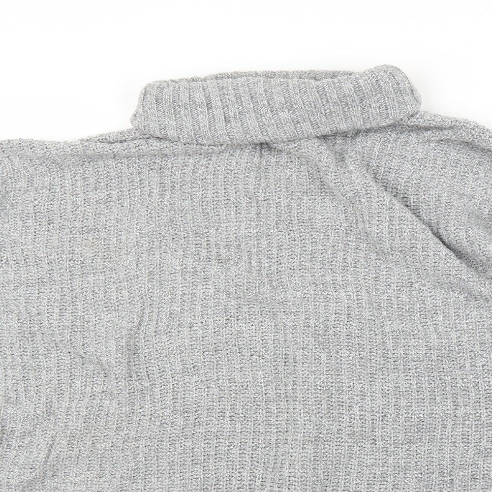 PRETTYLITTLETHING Womens Grey   Pullover Jumper Size L